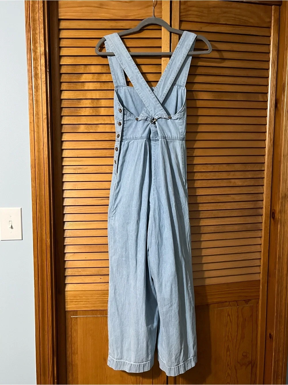 Free People Cotton Wide Leg Jumpsuit